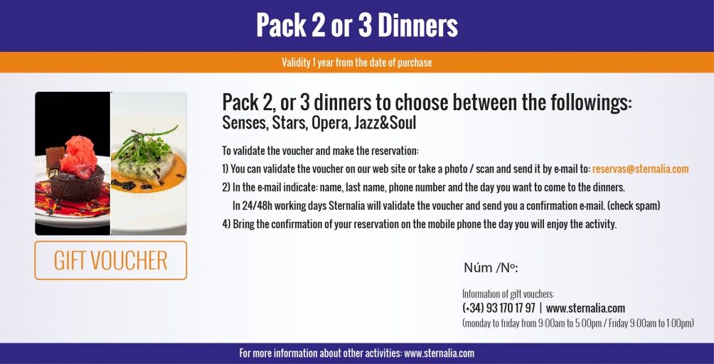 PACK 2 or 3 Dinners